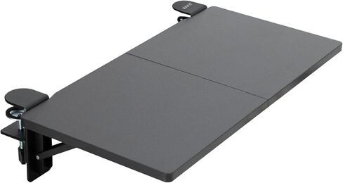 VIVO Clamp-on 30 x 12 inch (14 Including Clamps) Desk Extender, Wrist Support, Foldable Keyboard Tray, Table Mount for Sit Stand Desks, Black, DESK-EXT30 in Saudi Arabia