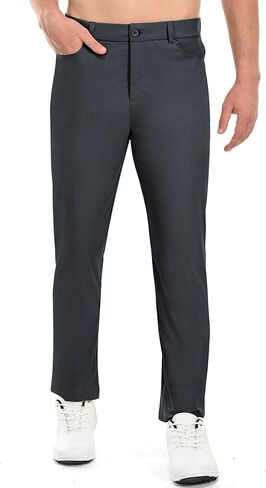 بنطال جولف رجالي مع 5 جيوب 30 بوصة/32 بوصة مقاس نحيف قابل للتمدد سريع الجفاف للمشي لمسافات طويلة للرجال in Kuwait