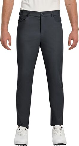 بنطال جولف رجالي مع 5 جيوب 30 بوصة/32 بوصة مقاس نحيف قابل للتمدد سريع الجفاف للمشي لمسافات طويلة للرجال in Kuwait