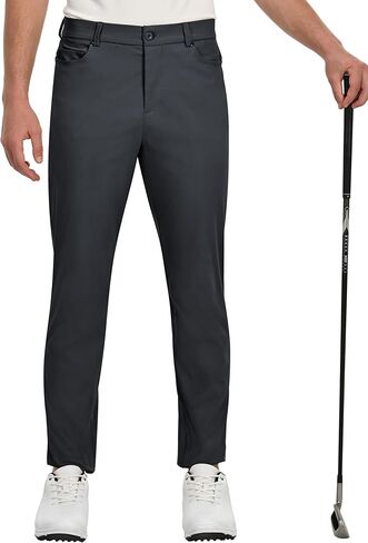 بنطال جولف رجالي مع 5 جيوب 30 بوصة/32 بوصة مقاس نحيف قابل للتمدد سريع الجفاف للمشي لمسافات طويلة للرجال in Kuwait