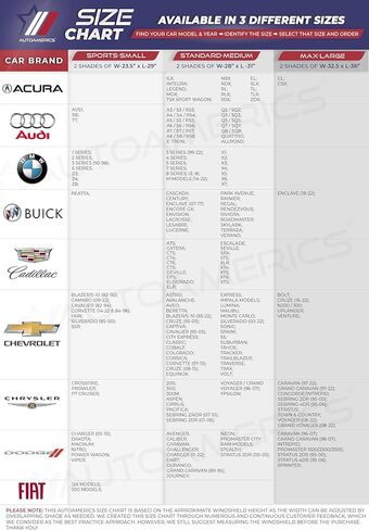 مظلة شمسية للزجاج الأمامي للسيارة مكونة من قطعتين قابلة للطي من قطعتين من Autoamerics لمعظم شاحنات السيدان وسيارات الدفع الرباعي - حاجب واقي من الشمس التلقائي يحجب الأشعة فوق البنفسجية القصوى ويحافظ على برودة سيارتك - مقاس متوسط in Kuwait