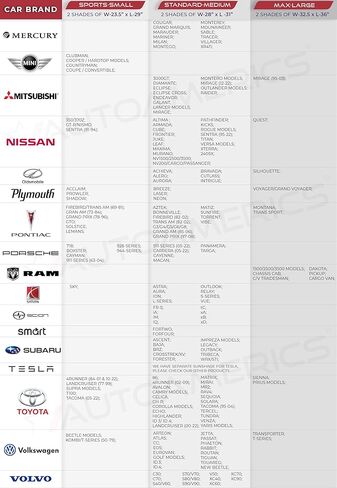 مظلة شمسية للزجاج الأمامي للسيارة مكونة من قطعتين قابلة للطي من قطعتين من Autoamerics لمعظم شاحنات السيدان وسيارات الدفع الرباعي - حاجب واقي من الشمس التلقائي يحجب الأشعة فوق البنفسجية القصوى ويحافظ على برودة سيارتك - مقاس متوسط in Kuwait