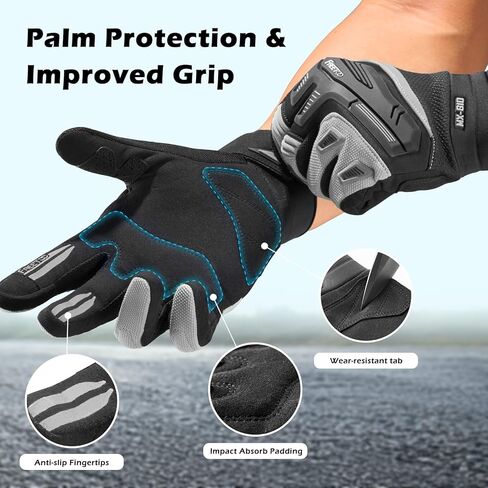 قفازات FREETOO للدراجة الترابية 2022، قفازات الدراجة الجبلية مع حماية للمفاصل، قفازات MTB لتدفق الهواء الأمثل، قفازات ركوب الدراجات النارية المضادة للانزلاق لسباقات Sim ATV BMX MX متوافقة مع شاشة اللمس in Kuwait