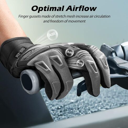 قفازات FREETOO للدراجة الترابية 2022، قفازات الدراجة الجبلية مع حماية للمفاصل، قفازات MTB لتدفق الهواء الأمثل، قفازات ركوب الدراجات النارية المضادة للانزلاق لسباقات Sim ATV BMX MX متوافقة مع شاشة اللمس in Kuwait