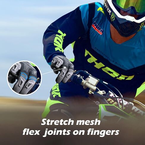 قفازات FREETOO للدراجة الترابية 2022، قفازات الدراجة الجبلية مع حماية للمفاصل، قفازات MTB لتدفق الهواء الأمثل، قفازات ركوب الدراجات النارية المضادة للانزلاق لسباقات Sim ATV BMX MX متوافقة مع شاشة اللمس in Kuwait