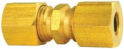 4LIFETIMELINES 3/16" Brass Compression Unions, Bag of 10 in Saudi Arabia