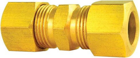 4LIFETIMELINES 3/16" Brass Compression Unions, Bag of 10 in Saudi Arabia