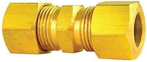 4LIFETIMELINES 3/16" Brass Compression Unions, Bag of 10 in Saudi Arabia
