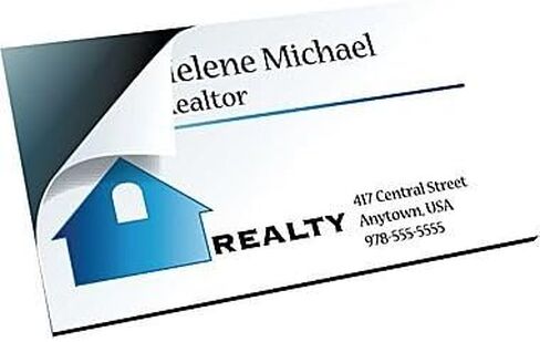 Kedudes Self Adhesive Magnetic Business Cards 100 Pack, Peel and Stick Magnet Stickers, Value Pack of 100 | Great Promotional Product & Business Supplies | for Business Students, Professionals, Adults in Kuwait