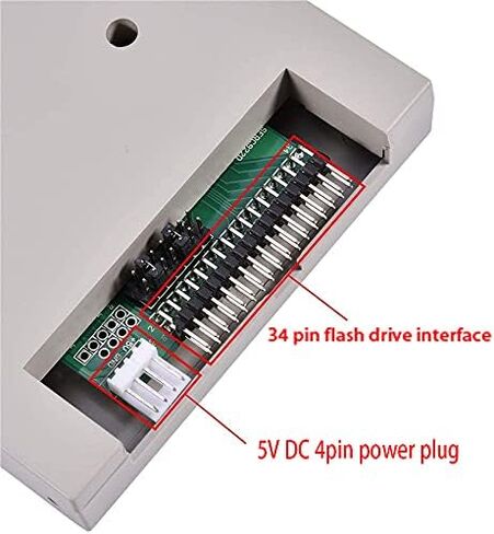 قابس محاكي محرك الأقراص المرنة USB SSD مقاس 3.5 بوصة للوحة مفاتيح Yamaha KORG (رمادي) in Saudi Arabia