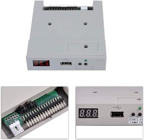 قابس محاكي محرك الأقراص المرنة USB SSD مقاس 3.5 بوصة للوحة مفاتيح Yamaha KORG (رمادي) in Saudi Arabia