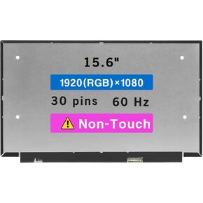 15.6" Screen Replacement for ASUS X515 X515J X515JA X515JF X515JP X515D X515DA X515E X515EA LCD Display Panel 30 pin (FHD 1920 * 1080 Non-Touch)