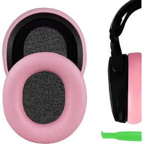 Geekria NOVA Replacement Ear Pads for SteelSeries Arctis Prime Arctis PRO Arctis 9X Arctis 7 Arctis 5 Arctis 3 Headphones Ear Cushions, Headset Earpads, Ear Cups Cover Repair Parts (Pink)