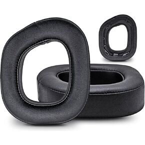 HS80 Ear Pads Compatible with HS80 Headset I Thicker Enhanced Memory Foam - More Soft Comfort Protein Leather by DIMOST