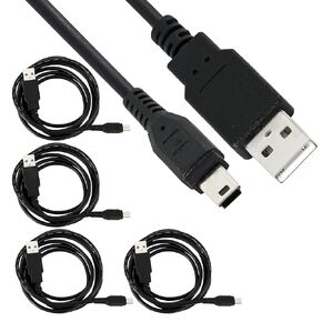 SaiTech IT 10 Pack USB 2.0 A to Mini 5 pin B Cable for External HDDS/Camera/Card Readers/ MP3 Player(150cm - 5Feet - 1.5M) -Black