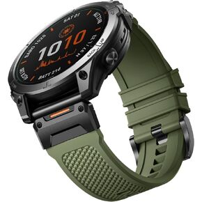 Compatible with Garmin Fenix 5X Watch Band - for Garmin Fenix 6X Pro Band/Garmin Fenix 7X Band, 26mm Easy-Fit Soft Strap for Fenix 8 51mm/7X Pro/6X/5X Plus/3/3 HR/Tactix/Epix Pro 2 51mm in Kuwait