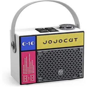 Retro Bluetooth Speaker, PortableTide Play Magic Cube Bluetooth Speaker,Cyberpunk Accessories Decor for Kitchen Desk Bedroom Office Party Outdoor,Unique Ideal Gifts for Men and Women (Gray)