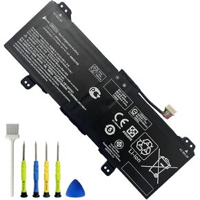 GM02XL 47.3Wh Battery Replacement for HP Chromebook X360 11 G1 EE Series Chromebook 14 14-CA021NR 14-CA023NR Series Chromebook 11 G7 G6 EE 3QN38PA 3QN40PA Series 7.7V 6150mAh