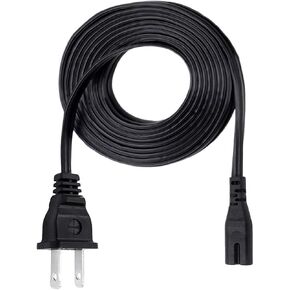 Power Cord Replacement for Samsung Soundbar HW-MS650 HW-HM45C HW-J250 HW-J355 HW-JM25 HW-H450 Q60r Q90r Q70R HW-Q60R HW-Q90R HW-Q70R Sound bar Subwoofer 8ft IEC C7 AC Power Cord Cable