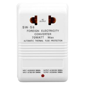 Akozon Voltage Converter 70W 110V/120V to 220V/240V Step-Up&Down Voltage Converter Transformer (CN Standard Plug