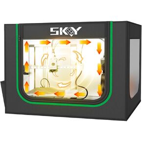3D Printer Enclosure and Storage Box,Thermo-Hygrometer, LED Light, Fireproof Dustproof Tent Constant Temperature Protective Cover for Bambu Lab A1Series,Ender3 Series, Ender3 Neo 820 * 600 * 720mm