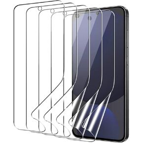 (5 Pack) for Samsung Galaxy S24 FE 2024 TPU Screen Protector,Full Coverage, Premium Quality Soft TPU, HD Clarity Screen Protector for Galaxy S24 FE