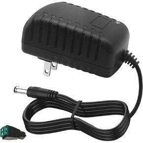 24 Volt 1Amp Power Supply 24V Power Adapter 100-240V AC to DC Converter 24 Volt 1000mA 0.5A 24W Transformer Switching Power Supply with 5.5mm x 2.5 2.1mm Plug for LED Strip Light Camera CCTV