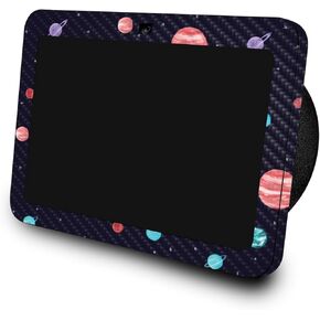 Carbon Fiber Skin Compatible with Amazon Echo Show 8 (3rd Gen, 2023) - Bright Night Sky - Premium 3M Vinyl Protective Wrap Decal Cover - Easy to Apply | Crafted in The USA by MightySkins