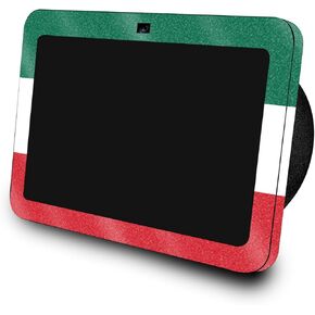 Glossy Glitter Skin Compatible with Amazon Echo Show 8 (3rd Gen, 2023) - Mexican Flag - Premium 3M Vinyl Protective Wrap Decal Cover - Easy to Apply | Crafted in The USA by MightySkins