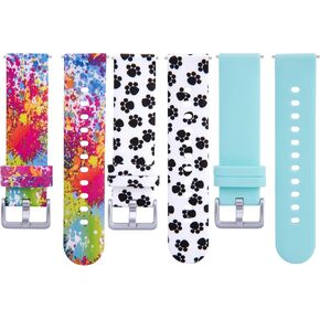 Compatible With Garmin Bounce Watch Band for Kids, Silicone Wristbands Easy Fit Replacement Bands Intended for Garmin Bounce Watch