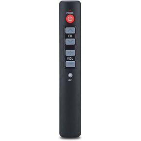 Universal Learning Remote Control,6 Large Buttons Smart Controller TV,Simple Function Integrated Buttons,Small and Portable,Suitable for TV/STB/DVD//HiFi/VCR(Gray)