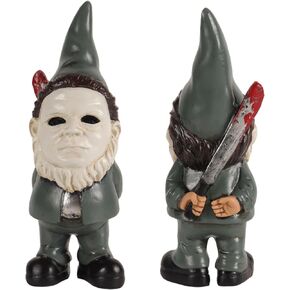 Halloween Decorations Indoor Horror Decor Garden Gnome Garden Statue Home Decor Horror Movie Merchandise