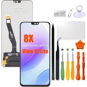 Replacement for Huawei Honor 8X | View 10 Lite LCD Screen for JSN-L21 L22 L23 L42 AL00 TL00 AL00a LCD Touch Screen Display Panel Digitizer Assembly with Repair kit