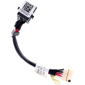 Deal4GO ZAM80 تيار مستمر كابل المقبس الطاقة WP4YF PKHWY DC30100VK00 استبدال لديل خط العرض E5570 5570 5550 5540 الدقة 3510 P48F