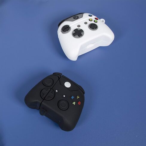 حافظة Besoar for Airpod Pro 2019/Pro 2 Gen 2022، غطاء سيليكون ثلاثي الأبعاد لقرونات الهواء البارد، تصميم عصري أنيق وممتع من Hypebeast للرجال والأولاد والمراهقين والأطفال، حافظات ناعمة لـ Airpods Pro (وحدة تحكم سوداء) in Kuwait