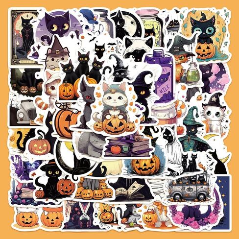50 Pcs Scary Movie Stickers,Halloween Horror Skull Stickers,Waterproof Vinyl Gothic Stickers for Laptops, Water Bottles, Horror Stickers for Adults for Adults Girls Teens Mens. in Saudi Arabia