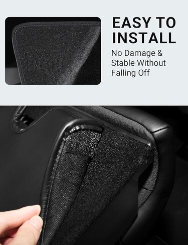 BASENOR 2025 2026 Tesla Model Y Second Row Seats Back Leather Cover All Weather Seat Protector Mat for Model Y Juniper Accessories Set of 3 in Kuwait