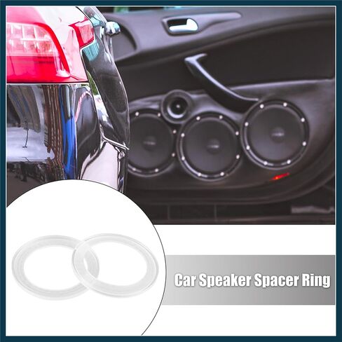2Pcs for 4 Inch Car Speaker Spacer Ring Mounting Spacer Plate Acrylic 79mm ID Automotive Parts in Saudi Arabia