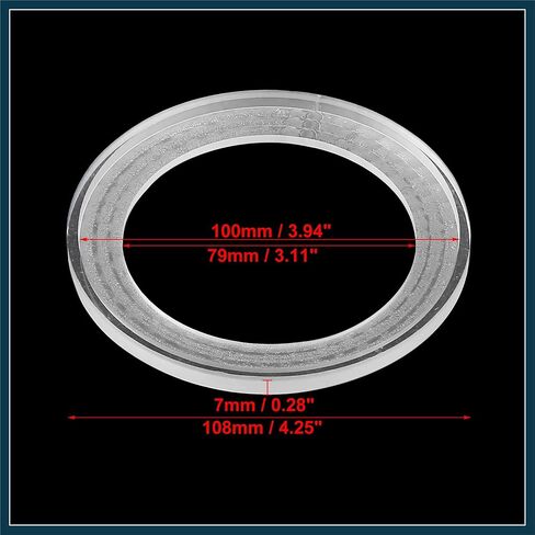 2Pcs for 4 Inch Car Speaker Spacer Ring Mounting Spacer Plate Acrylic 79mm ID Automotive Parts in Saudi Arabia