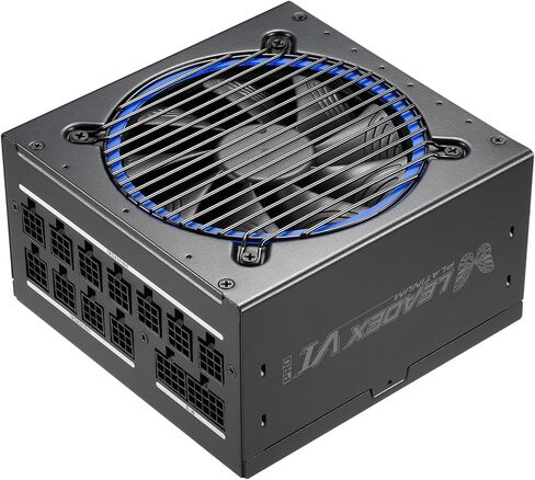 Super Flower Leadex VI Platinum PRO 1000W ATX 80 Plus Platinum Certified Power Supply, 10 Years Warranty, Patent Connectors, Full Modular, Ultra-Flexible Flat Ribbon Cables, FDB Fan, SF-1000F14PE in Saudi Arabia