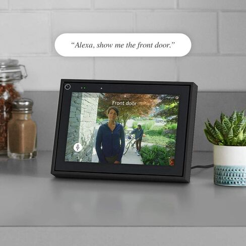 Facebook Portal Mini Smart Video Calling 8 بوصة شاشة تعمل باللمس مع Alexa، أسود (متجدد) in Saudi Arabia