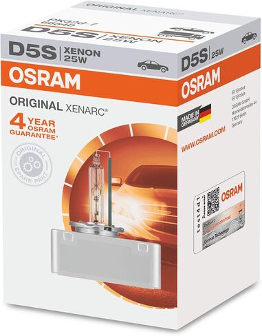 OSRAM XENARC ORIGINAL D2R xenon headlamp bulb 66250 +100% 4150K 1 piece in folding box in Saudi Arabia