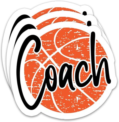 (3Pcs) Basketball Rim Sticker Basketball Sticker Basketball Lover Waterproof Vinyl Decal for Books Laptops Phones Tumblers Water Bottles, Basketball Gift For Boy Girl Team Men Women, Size 3 x 2.7 Inch in Saudi Arabia