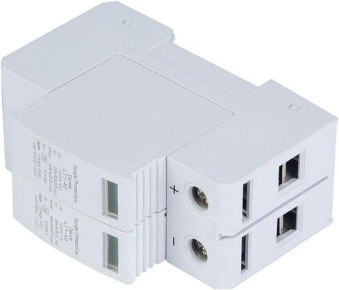 Jadeshay DC Photovoltaic Surge Protector 2P 40KA, 36mm DIN Rail Low Voltage Arrester with Visual Alarm for Solar Power Systems in Saudi Arabia