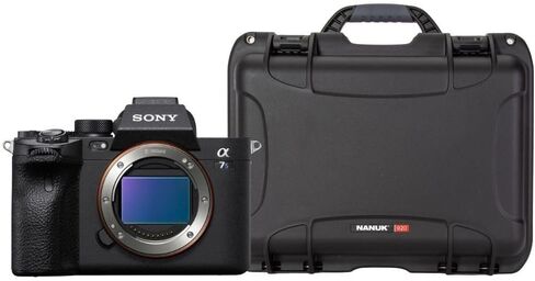 هيكل كاميرا رقمية Sony Alpha 7S III بإطار كامل قابل للتبديل بدون مرآة (أسود) مع حافظة صلبة داخلية مصبوبة 920 مع حشوة إسفنجية ومنظم غطاء لكاميرا Sony A7R (أسود) (عنصران) in Saudi Arabia