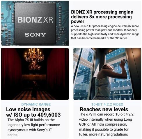 هيكل كاميرا رقمية Sony Alpha 7S III بإطار كامل قابل للتبديل بدون مرآة (أسود) مع حافظة صلبة داخلية مصبوبة 920 مع حشوة إسفنجية ومنظم غطاء لكاميرا Sony A7R (أسود) (عنصران) in Saudi Arabia