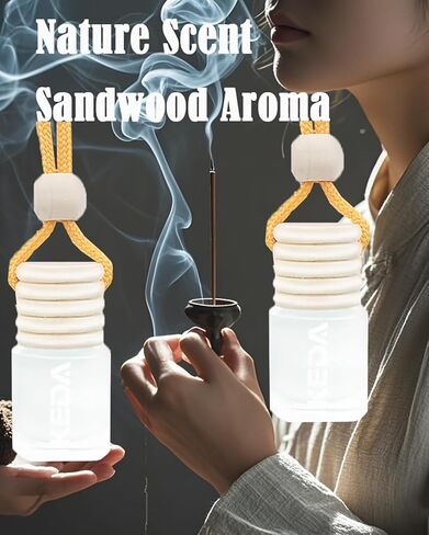 Automotive Air Freshener 4ml Car Scents | 45-Days Keep Fragrance | Automobile Hanging Diffuser Bottles | Remove Auto Odor Long-Lasting Fresh Air for Men Women Home Deodorizer (Dawn) in Kuwait