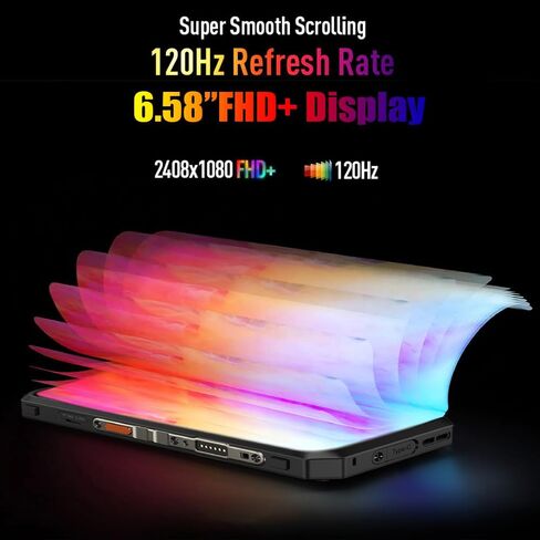 Ulefone Armor 18T Ultra 5G هاتف متين، كاميرا تصوير حراري، 24 جيجابايت + 512 جيجابايت أبعاد 7050 Android 13، كاميرا 108 ميجابكسل، 6.58 بوصة FHD + 9600 مللي أمبير هواتف ذكية متينة 4G LTE 5G HiFi NFC FM OTG in Kuwait