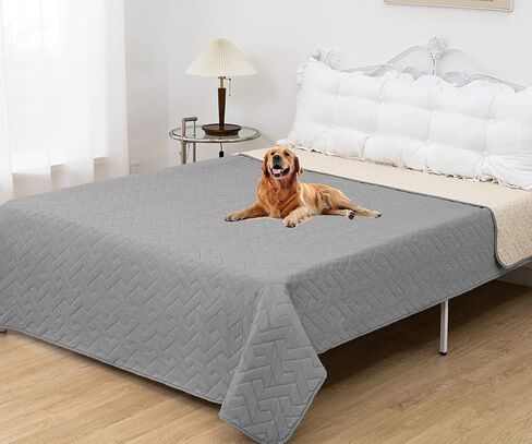 fuguitex Waterproof Dog Bed Cover Couch Cover, Anti-Slip Cat Mat Pet Pad Blanket for Sofa Chair Recliner Furniture Protrctor in Saudi Arabia