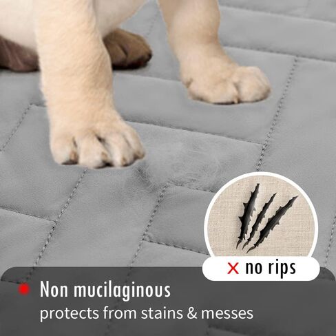 fuguitex Waterproof Dog Bed Cover Couch Cover, Anti-Slip Cat Mat Pet Pad Blanket for Sofa Chair Recliner Furniture Protrctor in Saudi Arabia